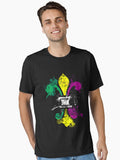 Men S Mardi Gras Fleur De Lis 2017 New Orleans Distressed Essential T Shirt T Shirt Limited Vibe
