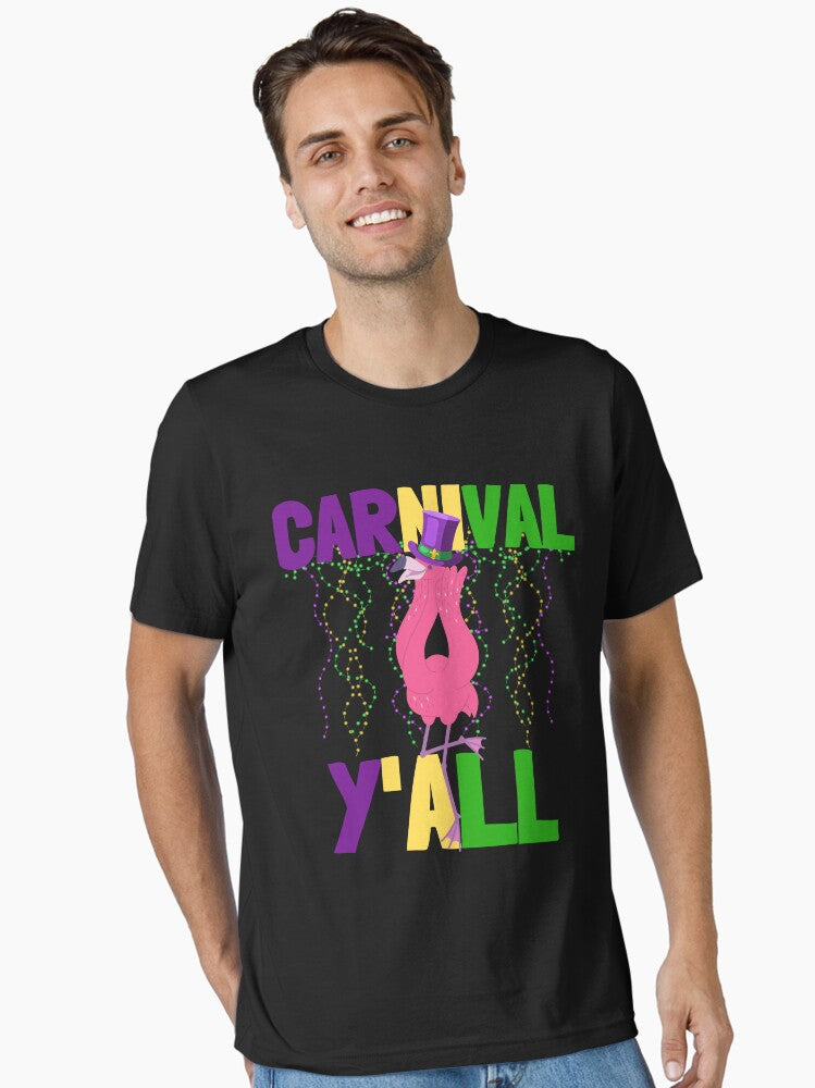 Funny Mardi Gras Flamingo Costume Essential T Shirt T Shirt Cute Design