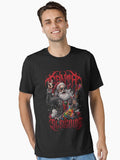 Santa Sleighing Heavy Metal Art T-Shirt Essential T-Shirt | Premium Unisex T-Shirt, Trending Graphic Tee