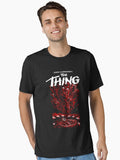 Man is the warmest place to hide - Red Essential T-Shirt | Premium Unisex T-Shirt, Trending Graphic Tee