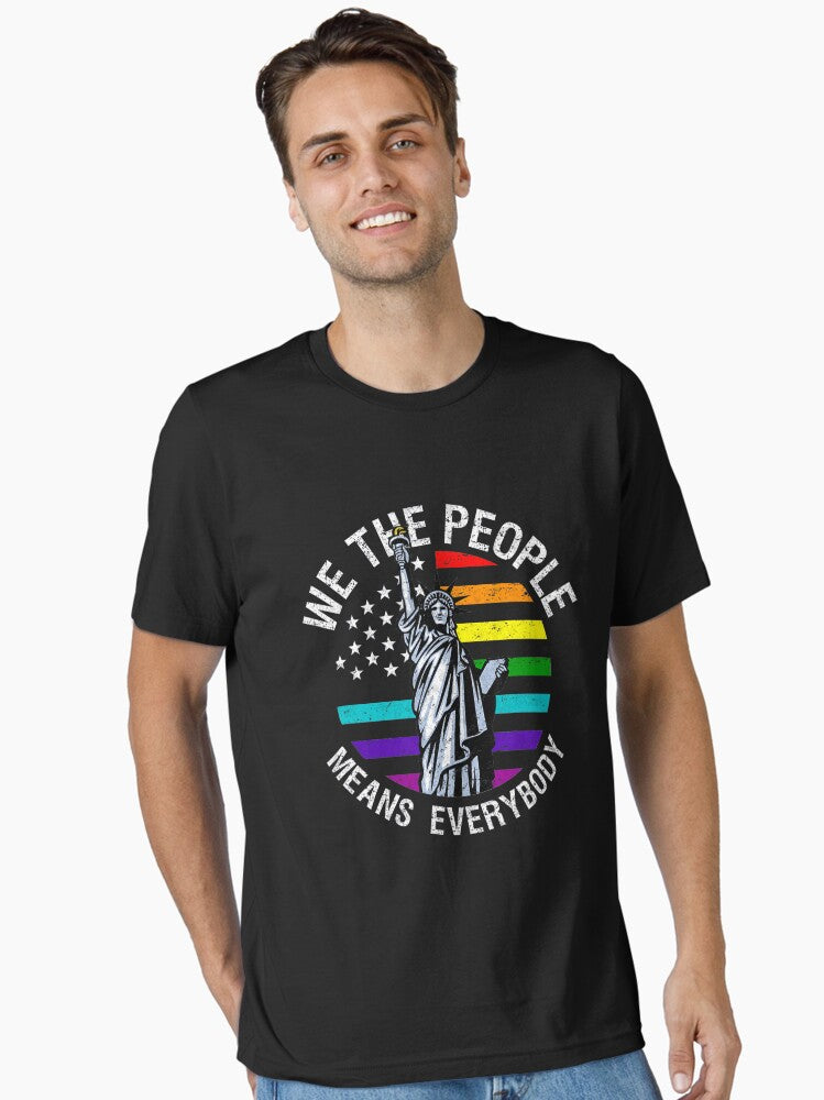We The People Means Everyone Vintage Lgbt Gay Essential T Shirt T Shirt Gift Ready