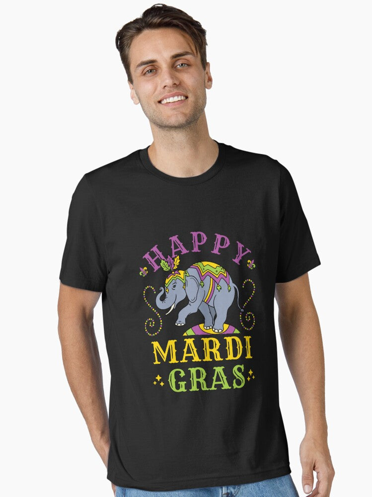 Mardi Gras Elephant Carnival Essential T Shirt T Shirt Minimal Style