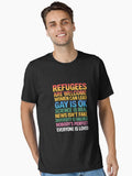 Anti Trump Science Refugees Love Womens Rights Gay Essential T Shirt T Shirt Everyday Wear