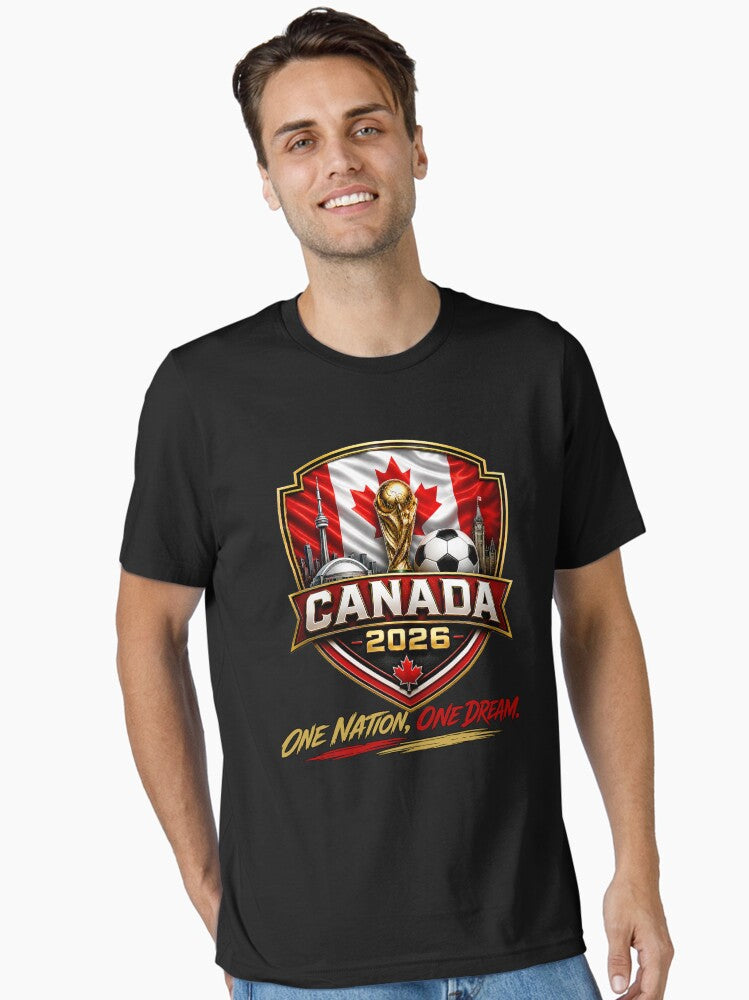 Canada football 2026 Football Fan Shirt | Canadian Soccer Supporter Tee Essential T-Shirt