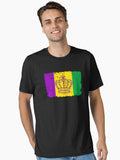 Mardi Gras Shirt Mardi Gras Flag 2023 With Crown For Men Women T Shirt Essential T Shirt T Shirt Cute Design