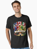 World 2026 Cup USA Canada Mexico Soccer Fan Essential T-Shirt