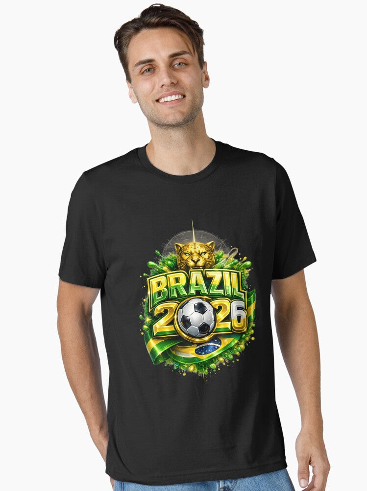 Brazil 2026 World Cup Soccer Graphic Essential T-Shirt