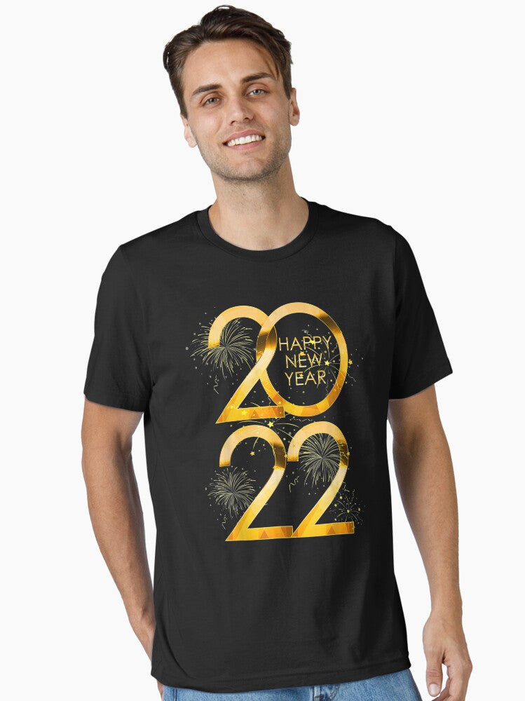 Happy New Year 2022 New Years Eve Party Supplies T-Shirt Essential T-Shirt | Premium Unisex T-Shirt, Trending Graphic Tee