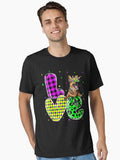 Plaid Leopard Love Mardi Gras German Shepherd Dog Essential T Shirt T Shirt Cute Design