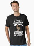 Never Underestimate an Old Man With Chesapeake Bay Retrievers T-Shirt