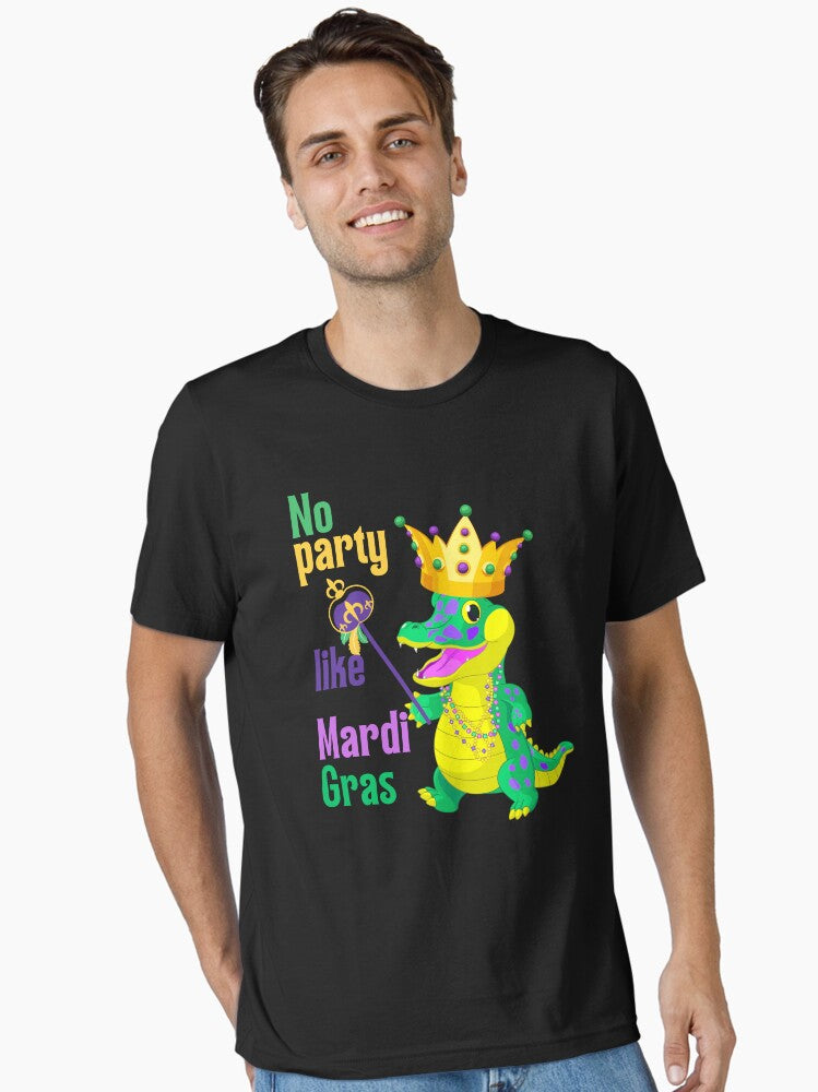 No Party Like Mardi Gras Mardi Gras Dragon Mardi Gras 2023 K367 Essential T Shirt T Shirt Everyday Wear