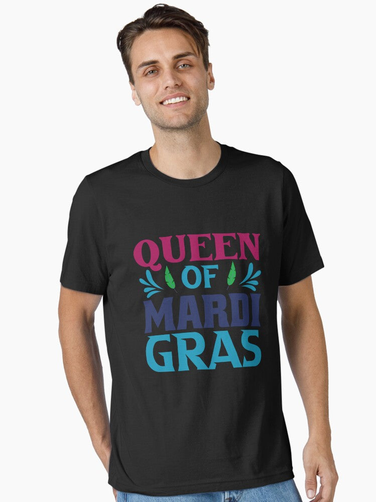 Queen Of Mardi Gras Mardi Gras Queen Crown Festival Carnivals Mardi Gras Peace Love Mardi Gras Funny Mardi Gras T Shirt