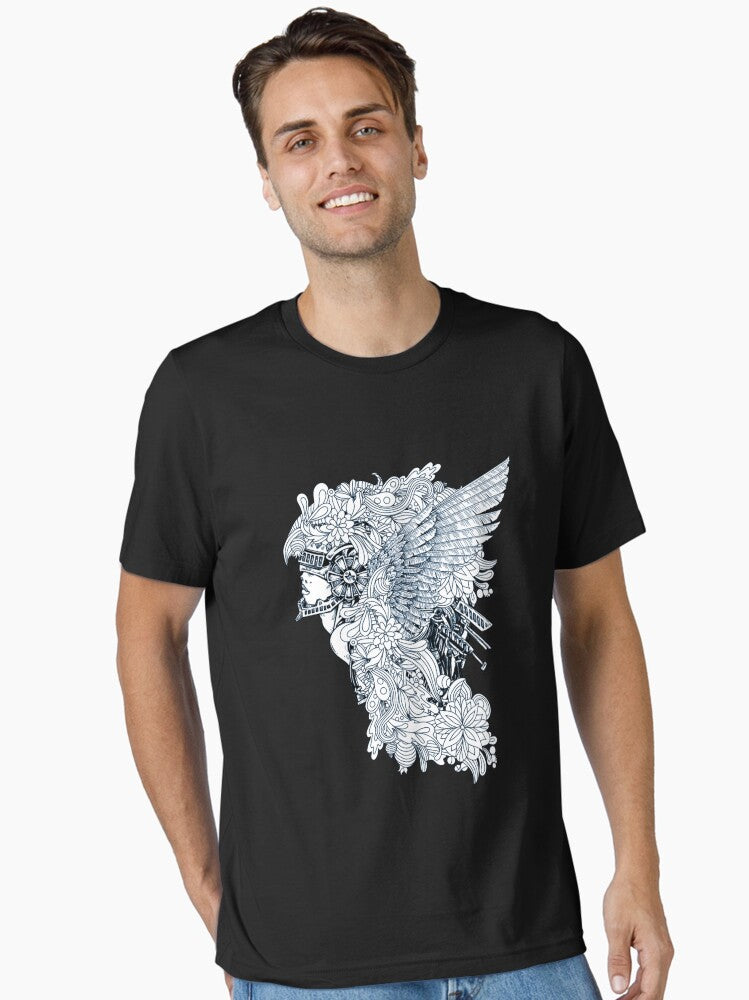 Cool feather artwork - Awesome cool artwork lover Gift Essential T-Shirt | Graphic T-Shirt for Unisex