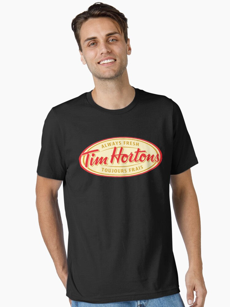 BEST SELLER - tim hortons logo Merchandise Essential T-Shirt Copy png Essential T-Shirt | Premium Unisex T-Shirt, Trending Graphic Tee