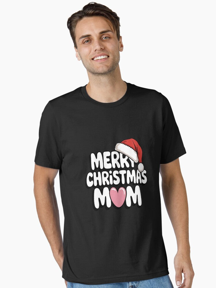 Mom Claus Christmas Pajama Santa Claus Family Matching Essential T-Shirt | Premium Unisex T-Shirt, Trending Graphic Tee