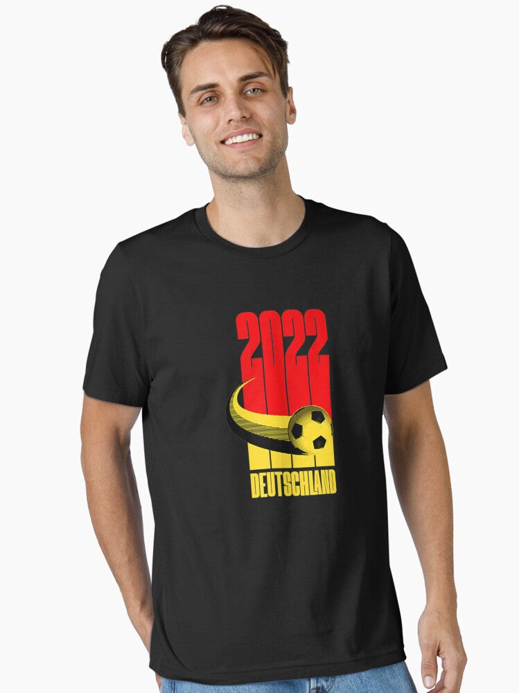 Germany 2022 Football Soccer Graphic Deutschland Essential T-Shirt