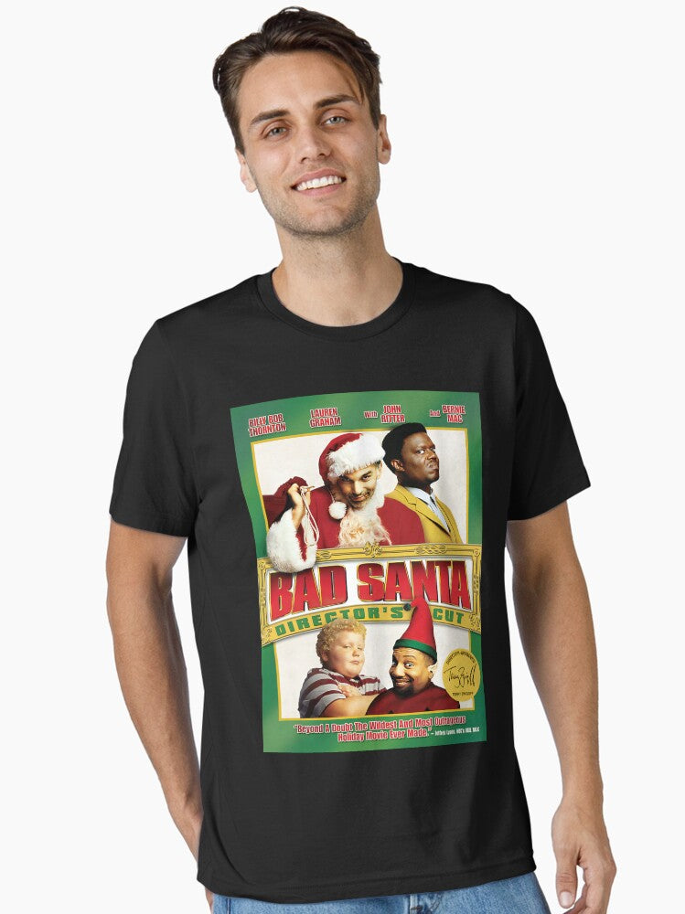 Bad Movie Santa V5 Natural Vintage Essential T-Shirt | Premium Unisex T-Shirt, Trending Graphic Tee