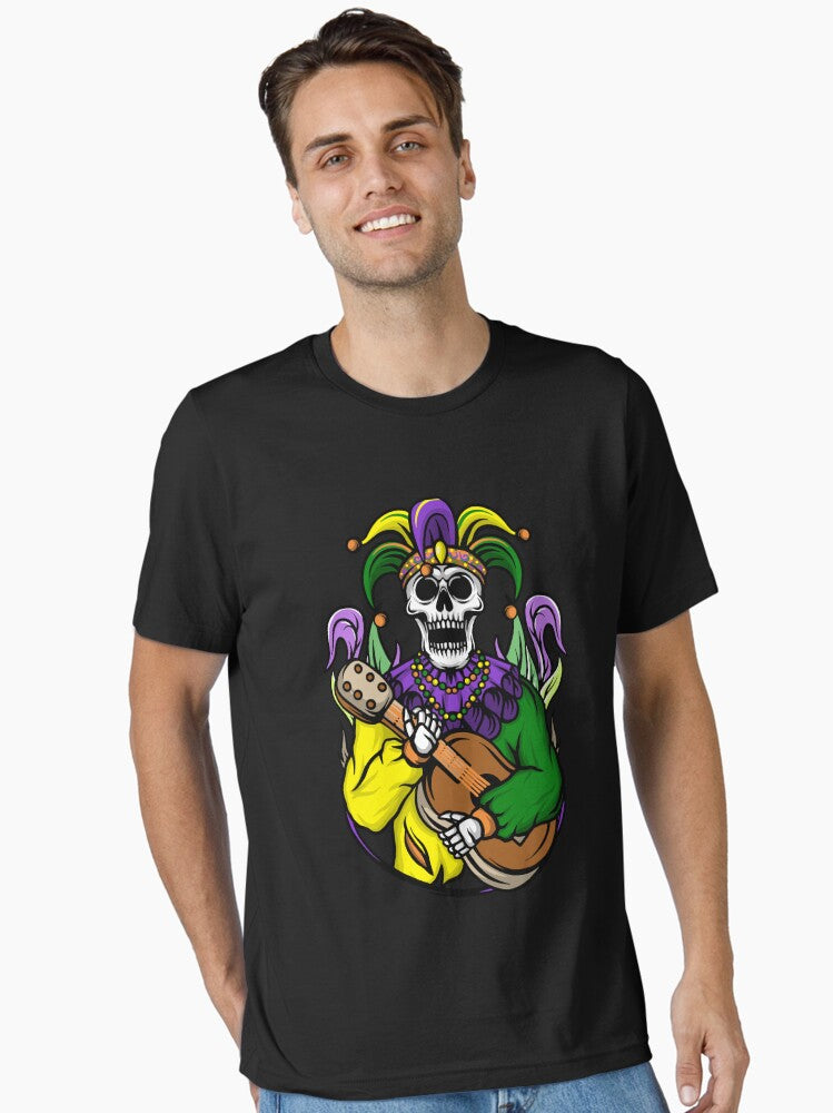 Mardi Gras Skeleton Costume Funny Festival Party Mardi Gras Funny Mardi Gras King Gifts Mardi Gras Skull Mardi G T Shirt