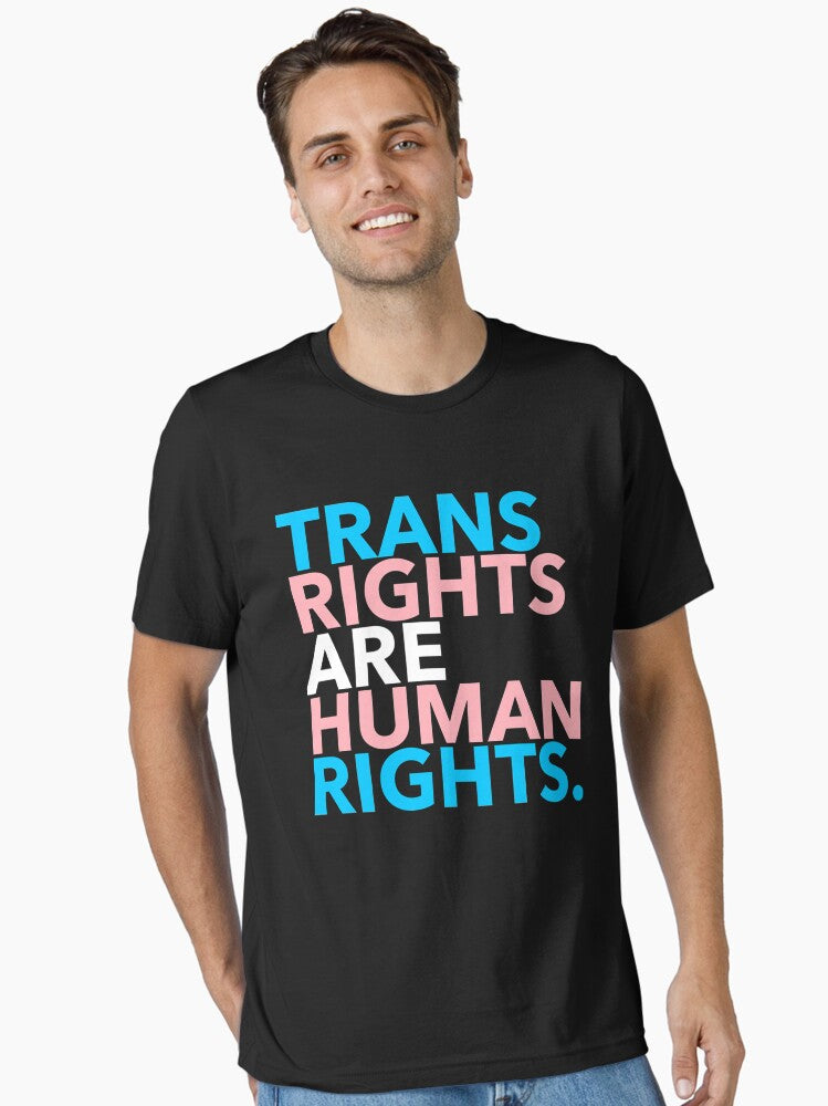 Trans Rights Are Human Rights 2 1 Essential T Shirt T Shirt Limited Vibe