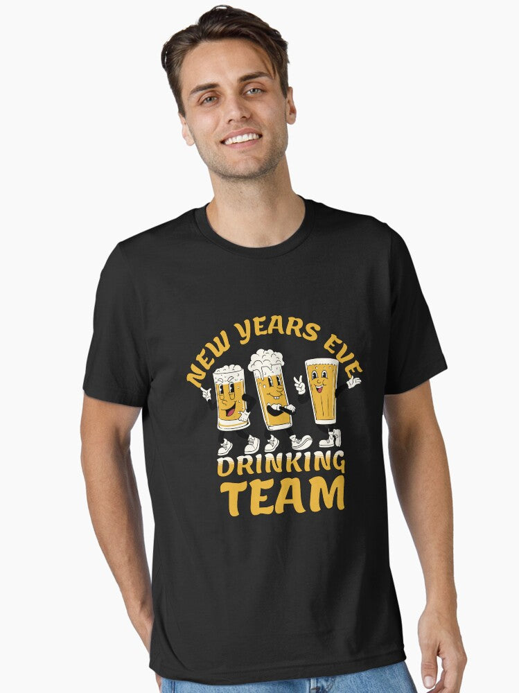 New Years Eve Drinking Team Essential T-Shirt | Premium Unisex T-Shirt, Trending Graphic Tee