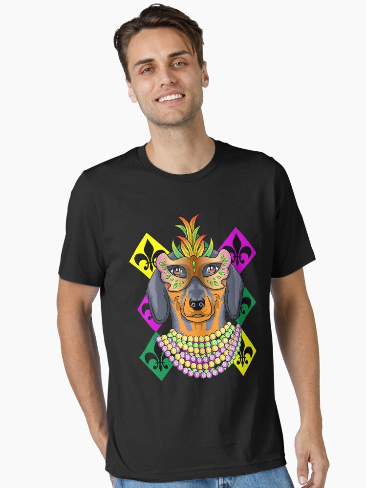 Mardi Gras Dachshund Weiner Dog Lover New Orleans Louisiana Essential T Shirt T Shirt Gift Ready