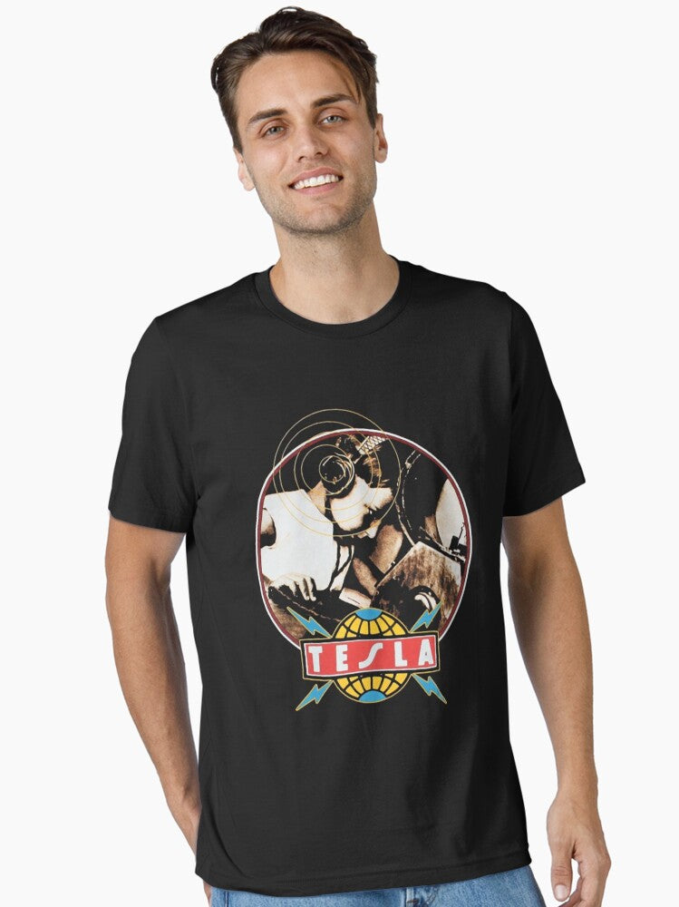 best seller of tesla band Classic Essential T-Shirt | Premium Unisex T-Shirt, Trending Graphic Tee