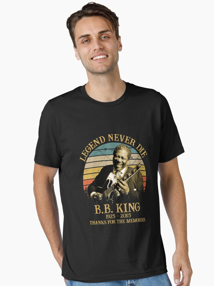 Legend Never Die Retro BB King Thanks For Memories Essential T-Shirt
