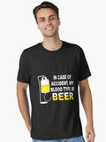 In case of accident My blood type is BEER Essential T-Shirt | Graphic T-Shirt for Unisex
