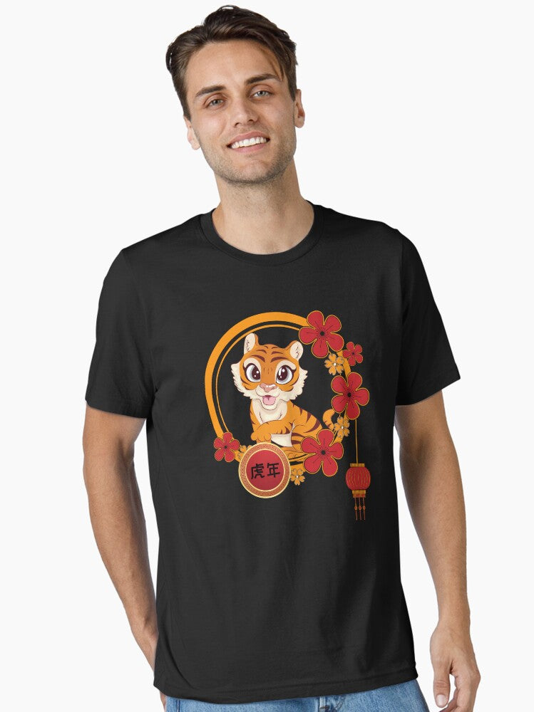 happy chinese new year Essential T-Shirt | Premium Unisex T-Shirt, Trending Graphic Tee