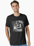Patriotic Welder Design - American Welding Art