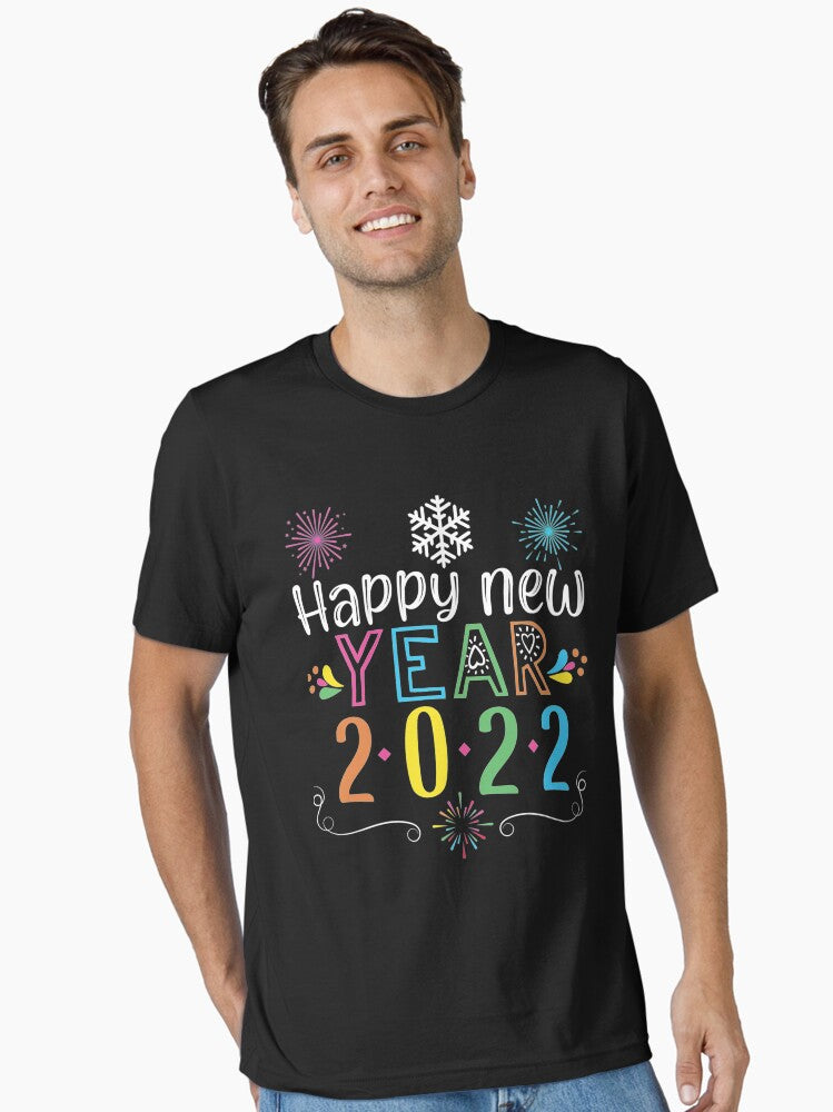 Happy new year 2022 New Years Essential T-Shirt | Premium Unisex T-Shirt, Trending Graphic Tee