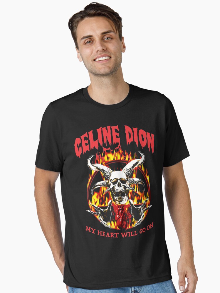 Best Seller My Heart Will Go On Metal Celine Dion Merchandise Essential T-Shirt Essential T-Shirt | Premium Unisex T-Shirt, Trending Graphic Tee