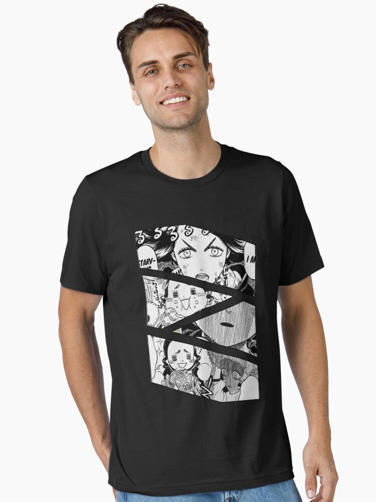 Charmy Pappitson Black Clover Burakku Kur b Anime Cool Manga Panel Design Essential T-Shirt | Graphic T-Shirt for Unisex