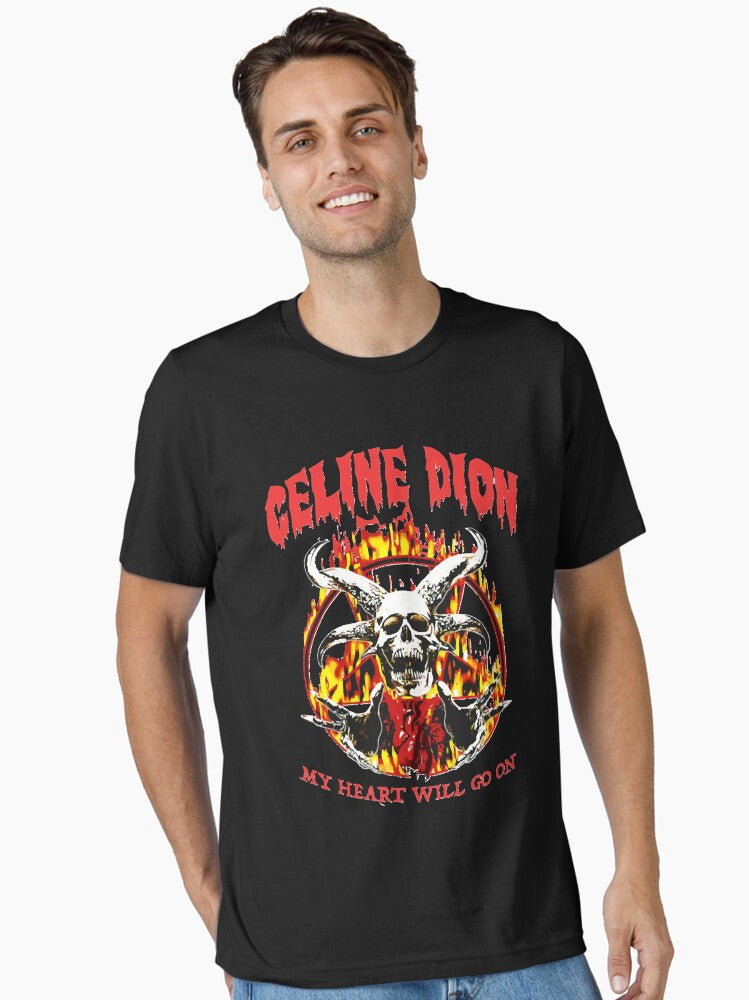 Best Seller My Heart Will Go On Metal Celine Dion Merchandise Essential Essential T-Shirt | Premium Unisex T-Shirt, Trending Graphic Tee