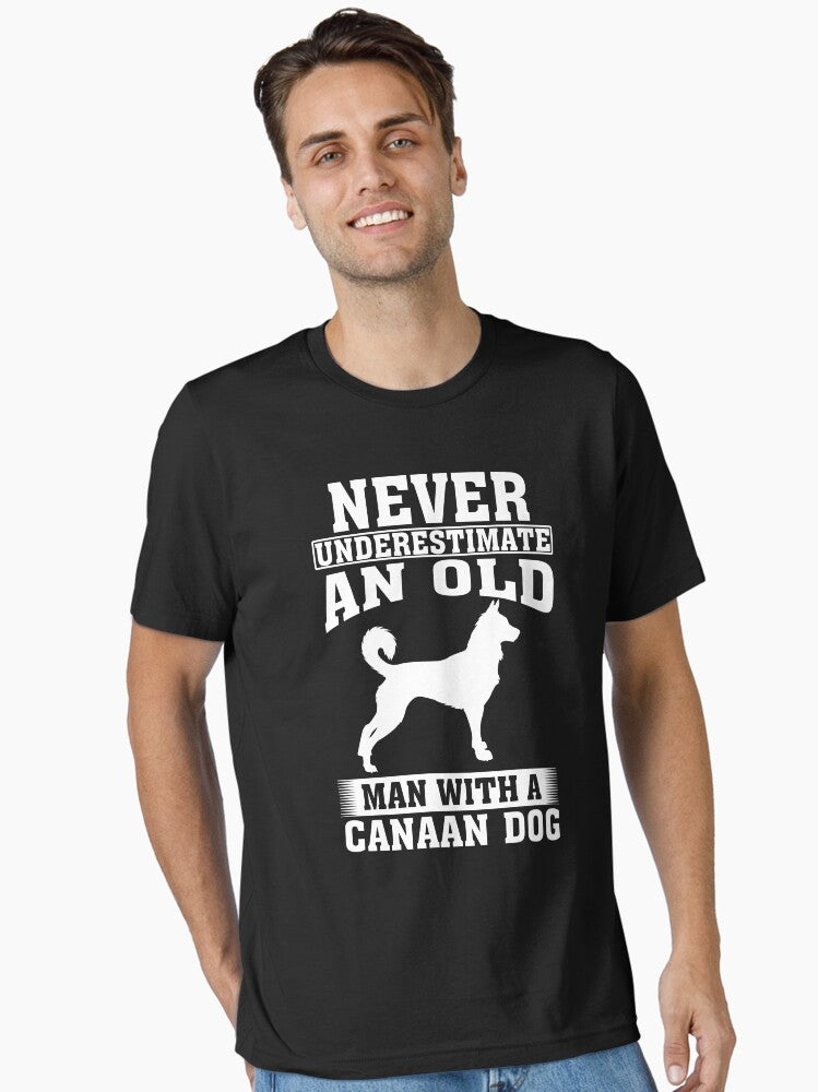 Never Underestimate an Old Man With Canaan Dog T-Shirt