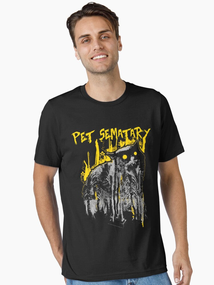 Horror Design Cat Pet Arts Sematary Films Essential T-Shirt | Premium Unisex T-Shirt, Trending Graphic Tee