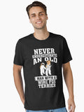 Never Underestimate an Old Man With Wire Fox Terrier T-Shirt