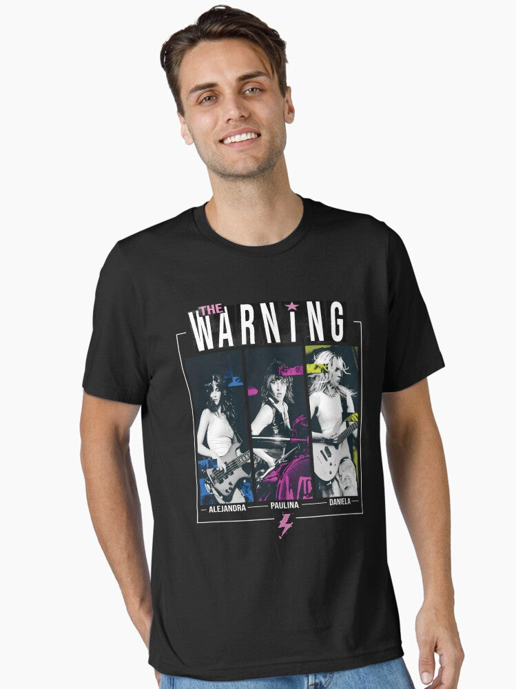 The Warn ing Tri Color Concert Design Essential T-Shirt | Graphic T-Shirt for Unisex