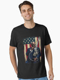 King B.B Distressed American Flag Essential T-Shirt