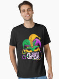 Analog Mardi Gras Mardi Gras Beads Mask Feathers Essential T Shirt T Shirt Cute Design