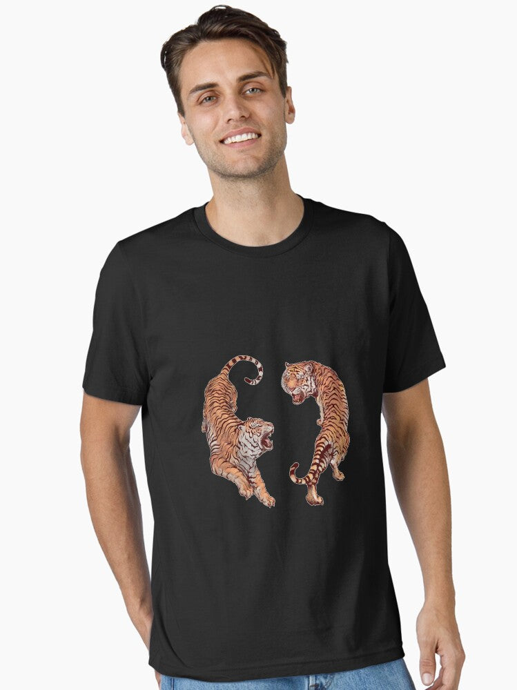 Year of the Tiger Happy Chinese New Year Yin Yang Tigers Essential T-Shirt | Premium Unisex T-Shirt, Trending Graphic Tee