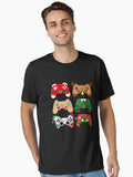 Video Game Controller Christmas Santa Hat Gamer Boys Kids T-Shirt Essential T-Shirt | Premium Unisex T-Shirt, Trending Graphic Tee