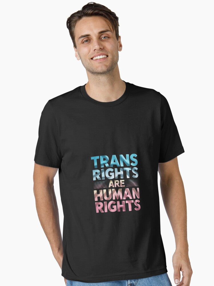 Trans Rights Are Human Rights 1 Essential T Shirt T Shirt Limited Vibe