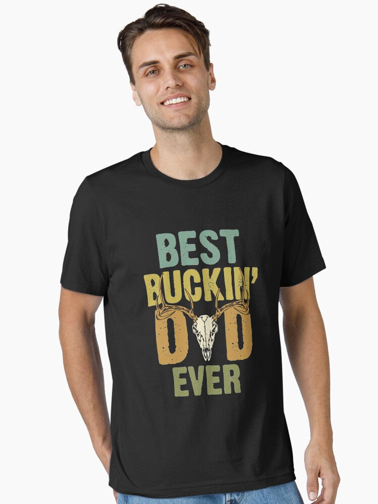Best Buckin' Dad Ever Deer Vintage T-Shirt