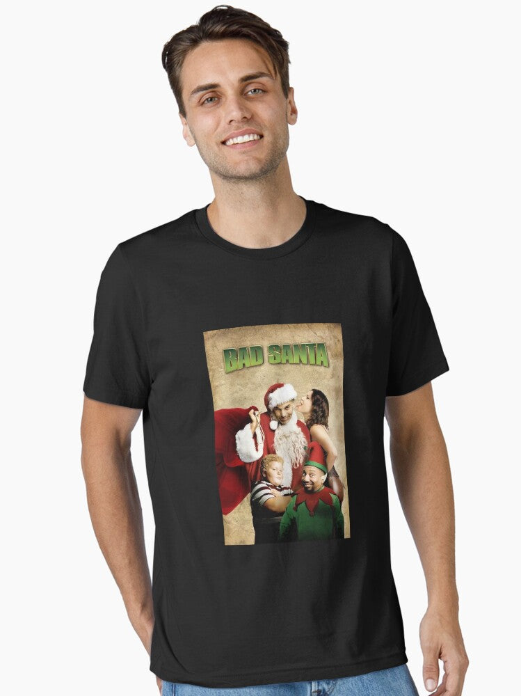 Bad movie Santa V3 Natural Vintage Essential T-Shirt | Premium Unisex T-Shirt, Trending Graphic Tee