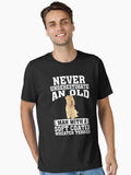 Never Underestimate an Old Man With Soft Coated Wheaten Terrier T-Shirt
