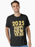 Happy New Year 2025 T-Shirt Essential T-Shirt | Premium Unisex T-Shirt, Trending Graphic Tee