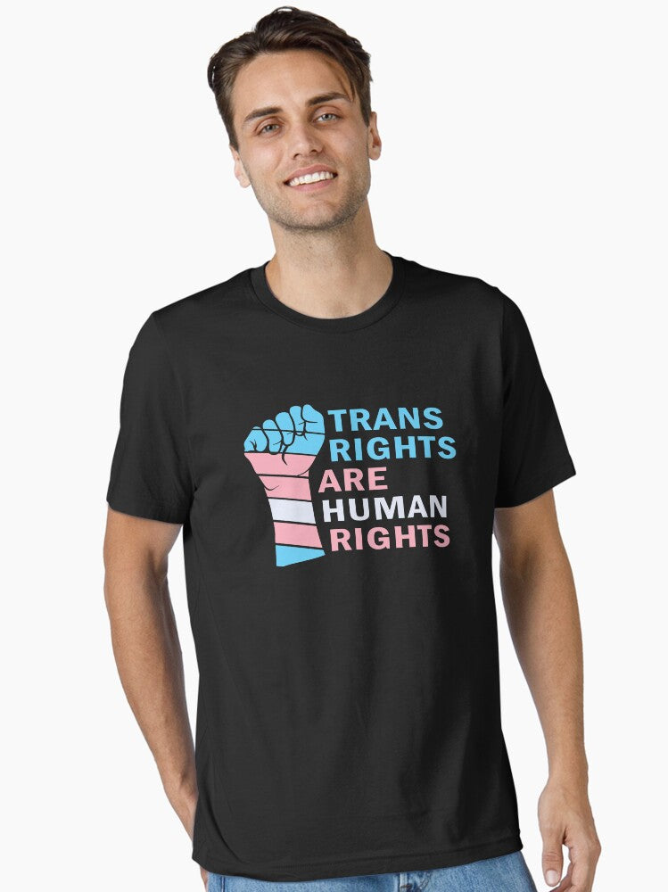 Trans Rights Are Human Rights Essential T Shirt T Shirt Premium Print