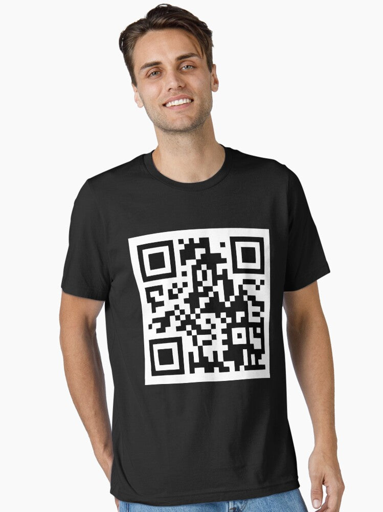 Best seller rick roll qr code merchandise Essential T-Shirt | Premium Unisex T-Shirt, Trending Graphic Tee