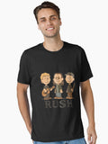 Rush Band Peanuts Style Baby Tee Vintage Rock Band Tee Cartoon Rush Fan Girl Essential T-Shirt | Premium Unisex T-Shirt, Trending Graphic Tee
